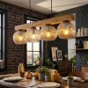 Ripoll Lampadario a sospensione, Lampada a sfera, Lampada a sospensione Écru, Nero, 4-Luci