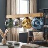 Ripoll Lampadario a sospensione, Lampada a sfera, Lampada a sospensione Écru, Nero, 4-Luci