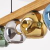 Ripoll Lampadario a sospensione, Lampada a sfera, Lampada a sospensione Écru, Nero, 4-Luci
