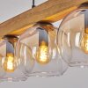 Koyoto Lampadario a sospensione, Lampada a sfera, Lampada a sospensione Écru, Nero, 5-Luci
