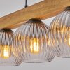 Ripoll Lampadario a sospensione, Lampada a sfera, Lampada a sospensione Écru, Nero, 5-Luci