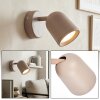 Lemak Applique, Faretto da parete LED Sabbia, 1-Luce