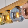 Koyoto Lampadario a sospensione, Lampada a sfera, Lampada a sospensione Écru, Nero, 4-Luci