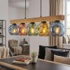 Ripoll Lampadario a sospensione, Lampada a sfera, Lampada a sospensione Écru, Nero, 5-Luci