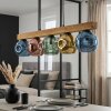 Ripoll Lampadario a sospensione, Lampada a sfera, Lampada a sospensione Écru, Nero, 5-Luci