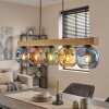 Ripoll Lampadario a sospensione, Lampada a sfera, Lampada a sospensione Écru, Nero, 5-Luci