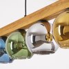 Koyoto Lampadario a sospensione, Lampada a sfera, Lampada a sospensione Écru, Nero, 5-Luci