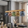 Koyoto Lampadario a sospensione, Lampada a sfera, Lampada a sospensione Écru, Nero, 5-Luci