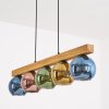 Koyoto Lampadario a sospensione, Lampada a sfera, Lampada a sospensione Écru, Nero, 5-Luci