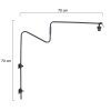 Illuminazione Steinhauer Linstrom Applique Nero