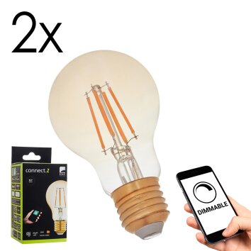 Illuminazione Eglo E27 LED 5.5 Watt bianco caldo dimmerabile 500 Lumen