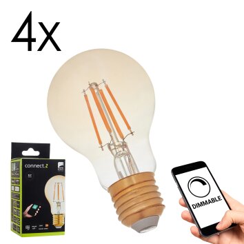 Illuminazione Eglo E27 LED 5.5 Watt bianco caldo dimmerabile 500 Lumen