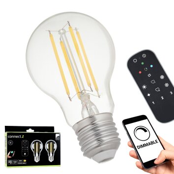 Illuminazione Eglo E27 LED 6 Watt bianco neutro dimmerabile 806 Lumen