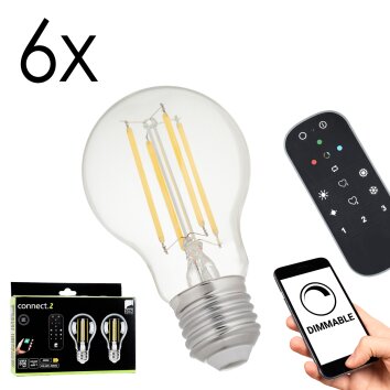 Illuminazione Eglo E27 LED 6 Watt bianco neutro dimmerabile 806 Lumen