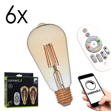 Illuminazione Eglo E27 LED 5.5 Watt bianco caldo dimmerabile 500 Lumen