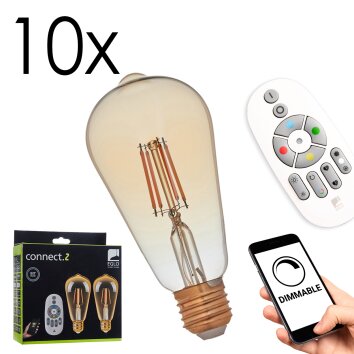 Illuminazione Eglo E27 LED 5.5 Watt bianco caldo dimmerabile 500 Lumen