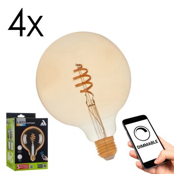 Illuminazione Eglo E27 LED 5.5 Watt bianco caldo dimmerabile 400 Lumen