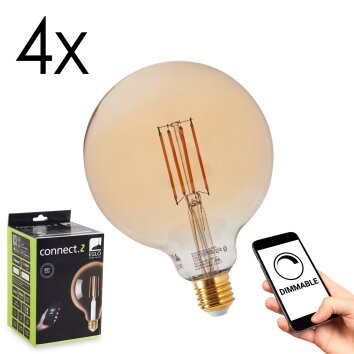 E27 LED 6 Watt bianco caldo dimmerabile 650 Lumen