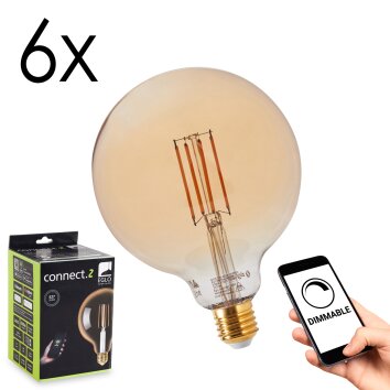 E27 LED 6 Watt bianco caldo dimmerabile 650 Lumen