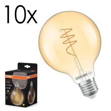 Illuminazione Osram E27 3.4 Watt bianco caldo 470 Lumen