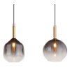 Illuminazione Globo Lighting Elisabeth Lampadario a sospensione Ottone, 4-Luci