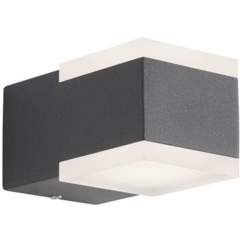AEG Amity Applique da esterno LED Antracite, 2-Luci