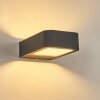 Faren Lampada da parete per esterno, Lampade Up & Down, Applique LED Antracite, 1-Luce
