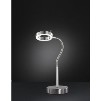 Wofi NAOMI Lampada da tavolo LED Nichel opaco, 1-Luce