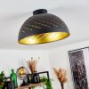 Osina Plafoniera Nero, 1-Luce