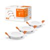 LEDVANCE DOWNLIGHT SLIM Lampada da incasso Bianco, 3-Luci