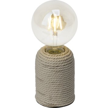 Illuminazione Brilliant Cardu Lampada da tavolo Marrone, 1-Luce