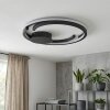 Miral plafoniera LED dimmerabile con telecomando, lampada da soffitto ad anelli