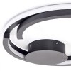 Miral plafoniera LED dimmerabile con telecomando, lampada da soffitto ad anelli