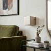Applique Badajoz da parete per esterni quadrata G9, luce up & down tortora