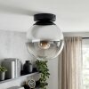 Lampada a sfera Gastor con vetro effetto specchiato in Cromo, Chiaro e Grigio fumo, E27