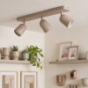 LED Faretto da soffitto Lemak, barra rettangolare con tre teste orientabili individualmente