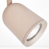 LED Faretto da soffitto Lemak, barra rettangolare con tre teste orientabili individualmente