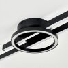 Narok plafoniera LED con telecomando, lampada da soffitto ad anello e barre