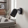 Lemak applique LED orientabile GU10 per soggiorno e camera, faretto da parete