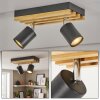 Velani plafoniera LED con faretti orientabili a 2 luci, spot da soffitto