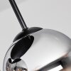 Gastor plafoniera a sfere 4 luci E14, lampada da soffitto moderna retrò