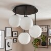 Gastor plafoniera a sfere, lampada da soffitto 4 luci E14 per soggiorno