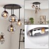 Chehalis plafoniera vintage a sfere, 4 luci, stile moderno retrò, ø 38 cm