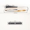 Calista plafoniera LED da soffitto Ø 29,5 cm, anello moderno sfaccettato