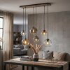 Lampadario a sospensione moderno Koyoto, cluster con 6 sfere di vetro