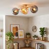 Chehalis plafoniera a sfere 4 luci E14, lampada da soffitto vintage moderna