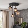Chehalis plafoniera a sfere vintage, lampada da soffitto 4 luci Ø 35 cm G9