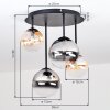 Chehalis plafoniera a sfere 4 luci G9, lampada da soffitto vintage