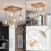 Koyoto plafoniera a sfere 5 luci E14, design moderno per soggiorno e sala da pranzo