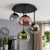 Chehalis plafoniera a sfere 4 luci G9, Ø 38 cm, stile vintage retrò